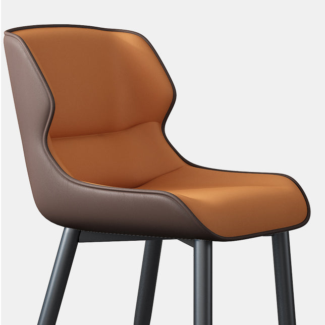 Industrial Style Metal Chair Set Kitchen Dining Room Wingback Side Chairs Clearhalo ' kitchen&dining_furn' 'Dining Chairs' 'Dining Tables & Seating' 'dining_chair' 'furn' 'furn_dining_chair' 'Furniture' 'furniture_dining_chair' 'Kitchen & Dining Furniture' 'kitchen' 4129208