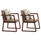 Traditional Wood Dining Side Chair Home Solid Back Dining Chair with Arm Grey 2 Piece Set Walnut Clearhalo ' kitchen&dining_furn' 'Dining Chairs' 'Dining Tables & Seating' 'dining_chair' 'furn' 'furn_dining_chair' 'Furniture' 'furniture_dining_chair' 'Kitchen & Dining Furniture' 'kitchen' 4129237