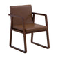 Traditional Wood Dining Side Chair Home Solid Back Dining Chair with Arm Dark Brown 1 Piece Walnut Clearhalo ' kitchen&dining_furn' 'Dining Chairs' 'Dining Tables & Seating' 'dining_chair' 'furn' 'furn_dining_chair' 'Furniture' 'furniture_dining_chair' 'Kitchen & Dining Furniture' 'kitchen' 4129267