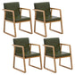 Traditional Wood Dining Side Chair Home Solid Back Dining Chair with Arm Blackish Green 4 Piece Set Natural Wood Clearhalo ' kitchen&dining_furn' 'Dining Chairs' 'Dining Tables & Seating' 'dining_chair' 'furn' 'furn_dining_chair' 'Furniture' 'furniture_dining_chair' 'Kitchen & Dining Furniture' 'kitchen' 4129272