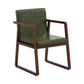 Traditional Wood Dining Side Chair Home Solid Back Dining Chair with Arm Blackish Green 1 Piece Walnut Clearhalo ' kitchen&dining_furn' 'Dining Chairs' 'Dining Tables & Seating' 'dining_chair' 'furn' 'furn_dining_chair' 'Furniture' 'furniture_dining_chair' 'Kitchen & Dining Furniture' 'kitchen' 4129273