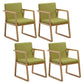 Traditional Wood Dining Side Chair Home Solid Back Dining Chair with Arm Fruit Green 4 Piece Set Natural Wood Clearhalo ' kitchen&dining_furn' 'Dining Chairs' 'Dining Tables & Seating' 'dining_chair' 'furn' 'furn_dining_chair' 'Furniture' 'furniture_dining_chair' 'Kitchen & Dining Furniture' 'kitchen' 4129278