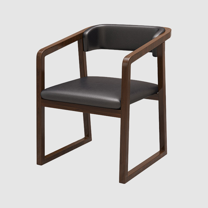 Traditional Style Ash Chairs Open Back Arm Kitchen Single Dining Chair Clearhalo ' kitchen&dining_furn' 'Dining Chairs' 'Dining Tables & Seating' 'dining_chair' 'furn' 'furn_dining_chair' 'Furniture' 'furniture_dining_chair' 'Kitchen & Dining Furniture' 'kitchen' 4129288