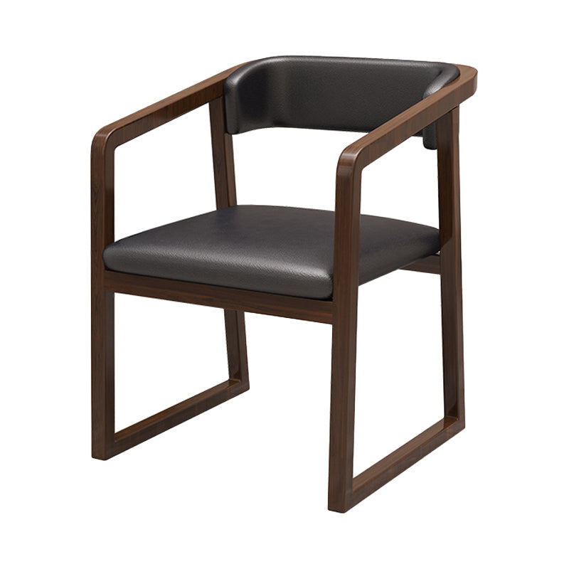 Traditional Style Ash Chairs Open Back Arm Kitchen Single Dining Chair Clearhalo ' kitchen&dining_furn' 'Dining Chairs' 'Dining Tables & Seating' 'dining_chair' 'furn' 'furn_dining_chair' 'Furniture' 'furniture_dining_chair' 'Kitchen & Dining Furniture' 'kitchen' 4129290