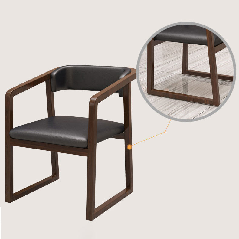 Traditional Style Ash Chairs Open Back Arm Kitchen Single Dining Chair Clearhalo ' kitchen&dining_furn' 'Dining Chairs' 'Dining Tables & Seating' 'dining_chair' 'furn' 'furn_dining_chair' 'Furniture' 'furniture_dining_chair' 'Kitchen & Dining Furniture' 'kitchen' 4129292