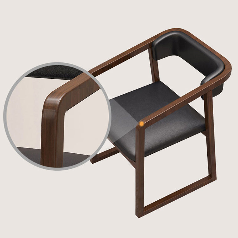 Traditional Style Ash Chairs Open Back Arm Kitchen Single Dining Chair Clearhalo ' kitchen&dining_furn' 'Dining Chairs' 'Dining Tables & Seating' 'dining_chair' 'furn' 'furn_dining_chair' 'Furniture' 'furniture_dining_chair' 'Kitchen & Dining Furniture' 'kitchen' 4129293