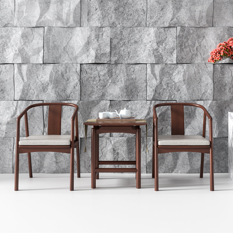 Traditional Style Ash Wood Chairs Dining Room Slat Back Arm Single Chair Clearhalo ' kitchen&dining_furn' 'Dining Chairs' 'Dining Tables & Seating' 'dining_chair' 'furn' 'furn_dining_chair' 'Furniture' 'furniture_dining_chair' 'Kitchen & Dining Furniture' 'kitchen' 4129296