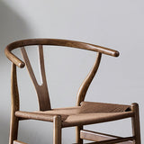 Contemporary Upholstered Restaurant Arm Chair Natural Wishbone Dining Chair Clearhalo ' kitchen&dining_furn' 'Dining Chairs' 'Dining Tables & Seating' 'dining_chair' 'furn' 'furn_dining_chair' 'Furniture' 'furniture_dining_chair' 'Kitchen & Dining Furniture' 'kitchen' 4129322