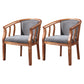 Traditional Wood Dining Armless Chair Linen Fabric Dining Chair for Restaurant Dark Gray 2 Piece Set Clearhalo ' kitchen&dining_furn' 'Dining Chairs' 'Dining Tables & Seating' 'dining_chair' 'furn' 'furn_dining_chair' 'Furniture' 'furniture_dining_chair' 'Kitchen & Dining Furniture' 'kitchen' 4129346