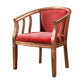 Traditional Wood Dining Armless Chair Linen Fabric Dining Chair for Restaurant Orange Red 1 Piece Clearhalo ' kitchen&dining_furn' 'Dining Chairs' 'Dining Tables & Seating' 'dining_chair' 'furn' 'furn_dining_chair' 'Furniture' 'furniture_dining_chair' 'Kitchen & Dining Furniture' 'kitchen' 4129360