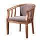 Traditional Wood Dining Armless Chair Linen Fabric Dining Chair for Restaurant Dark Coffee 1 Piece Clearhalo ' kitchen&dining_furn' 'Dining Chairs' 'Dining Tables & Seating' 'dining_chair' 'furn' 'furn_dining_chair' 'Furniture' 'furniture_dining_chair' 'Kitchen & Dining Furniture' 'kitchen' 4129367