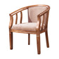 Traditional Wood Dining Armless Chair Linen Fabric Dining Chair for Restaurant Light Coffee 1 Piece Clearhalo ' kitchen&dining_furn' 'Dining Chairs' 'Dining Tables & Seating' 'dining_chair' 'furn' 'furn_dining_chair' 'Furniture' 'furniture_dining_chair' 'Kitchen & Dining Furniture' 'kitchen' 4129370