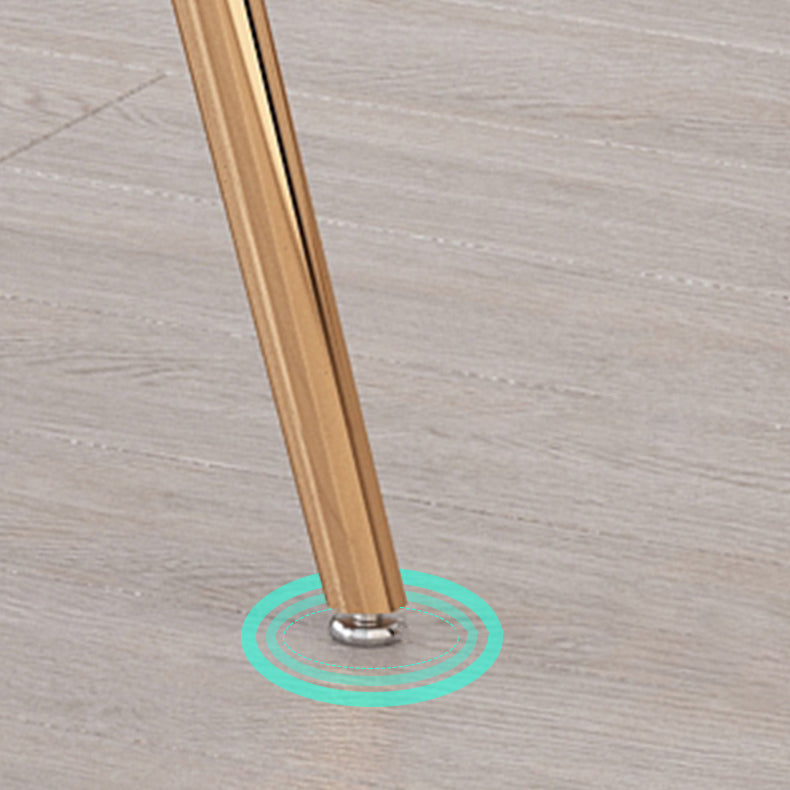 Scandinavian Upholstered Arm Dining Chair Solid Back Dining Single Chair for Home Clearhalo ' kitchen&dining_furn' 'Dining Chairs' 'Dining Tables & Seating' 'dining_chair' 'furn' 'furn_dining_chair' 'Furniture' 'furniture_dining_chair' 'Kitchen & Dining Furniture' 'kitchen' 4129391