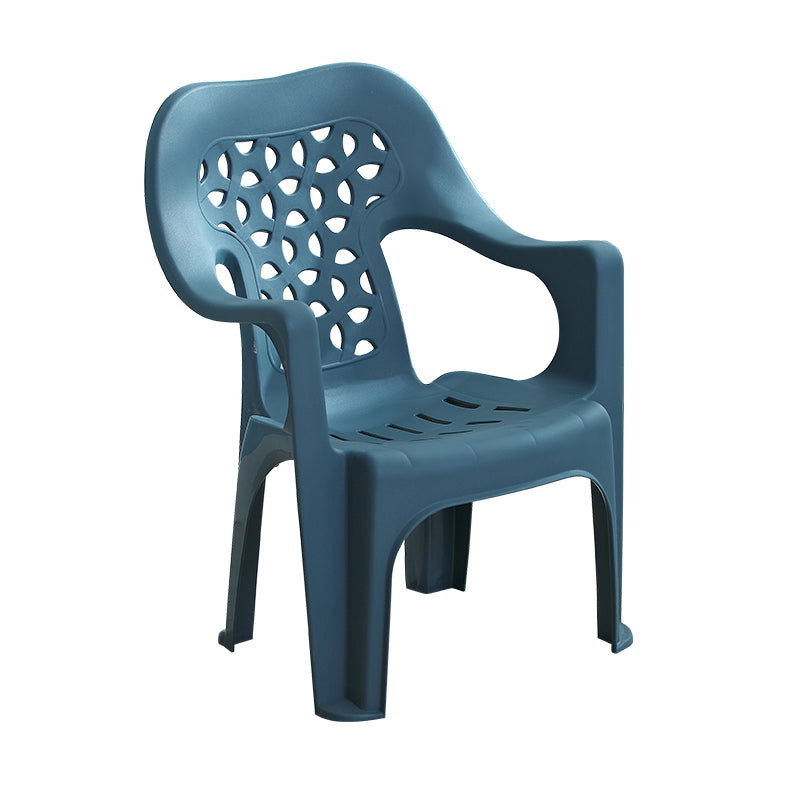 Modern Style Dining Side Chair Plastic Open Back Dining Arm Side Chair Clearhalo ' kitchen&dining_furn' 'Dining Chairs' 'Dining Tables & Seating' 'dining_chair' 'furn' 'furn_dining_chair' 'Furniture' 'furniture_dining_chair' 'Kitchen & Dining Furniture' 'kitchen' 4129426