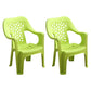 Modern Style Dining Side Chair Plastic Open Back Dining Arm Side Chair Fruit Green 2 Piece Set Clearhalo ' kitchen&dining_furn' 'Dining Chairs' 'Dining Tables & Seating' 'dining_chair' 'furn' 'furn_dining_chair' 'Furniture' 'furniture_dining_chair' 'Kitchen & Dining Furniture' 'kitchen' 4129448
