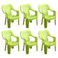 Modern Style Dining Side Chair Plastic Open Back Dining Arm Side Chair Fruit Green 6 Piece Set Clearhalo ' kitchen&dining_furn' 'Dining Chairs' 'Dining Tables & Seating' 'dining_chair' 'furn' 'furn_dining_chair' 'Furniture' 'furniture_dining_chair' 'Kitchen & Dining Furniture' 'kitchen' 4129450