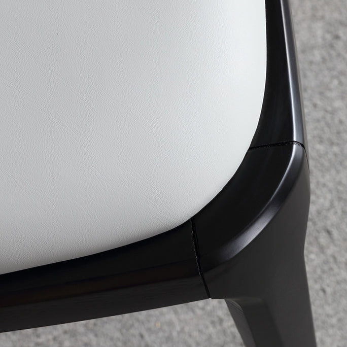 Industrial Wood Dining Room Chair Faux Leather Armless Chairs for Home Use Clearhalo ' kitchen&dining_furn' 'Dining Chairs' 'Dining Tables & Seating' 'dining_chair' 'furn' 'furn_dining_chair' 'Furniture' 'furniture_dining_chair' 'Kitchen & Dining Furniture' 'kitchen' 4129466