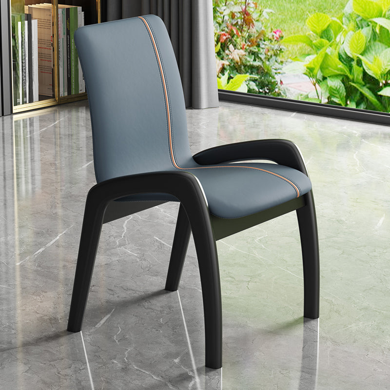 Modern Wood Dining Armless Chair Upholstered Side Chairs for Restaurant (Set of 2) Clearhalo ' kitchen&dining_furn' 'Dining Chairs' 'Dining Tables & Seating' 'dining_chair' 'furn' 'furn_dining_chair' 'Furniture' 'furniture_dining_chair' 'Kitchen & Dining Furniture' 'kitchen' 4129512