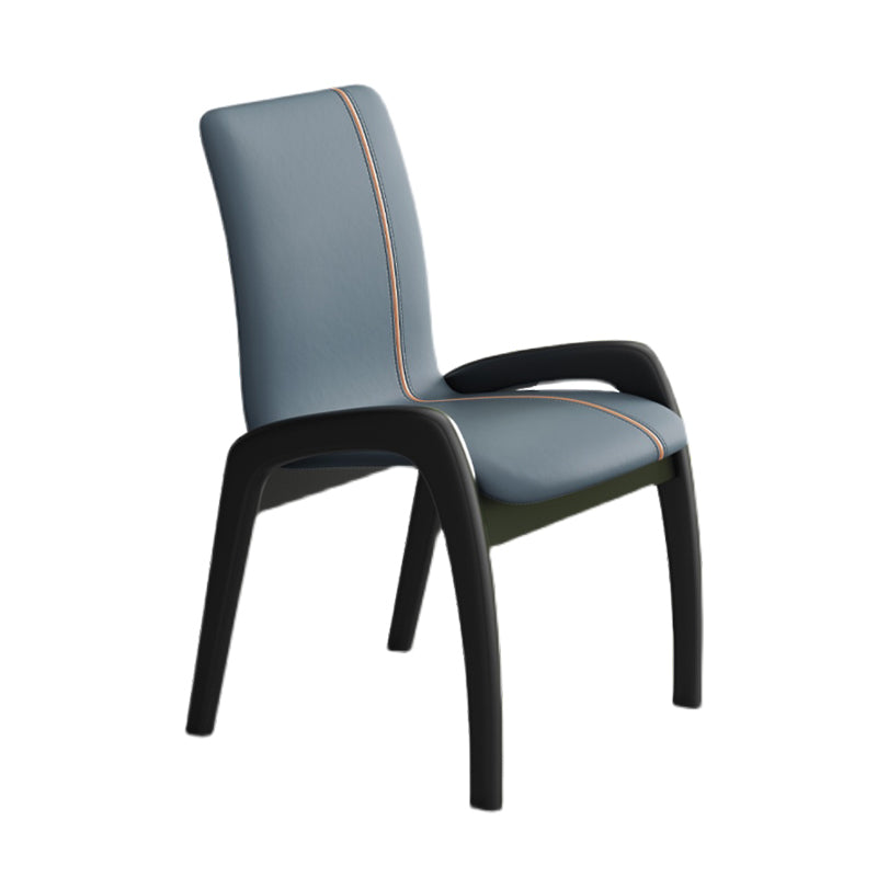 Modern Wood Dining Armless Chair Upholstered Side Chairs for Restaurant (Set of 2) Clearhalo ' kitchen&dining_furn' 'Dining Chairs' 'Dining Tables & Seating' 'dining_chair' 'furn' 'furn_dining_chair' 'Furniture' 'furniture_dining_chair' 'Kitchen & Dining Furniture' 'kitchen' 4129521