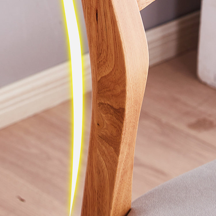 Contemporary Wood Dining Armless Chair Upholstered Side Chairs for Restaurant (Set of 2) Clearhalo ' kitchen&dining_furn' 'Dining Chairs' 'Dining Tables & Seating' 'dining_chair' 'furn' 'furn_dining_chair' 'Furniture' 'furniture_dining_chair' 'Kitchen & Dining Furniture' 'kitchen' 4129547