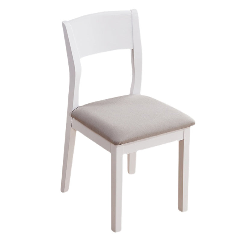 Contemporary Wood Dining Armless Chair Upholstered Side Chairs for Restaurant (Set of 2) Clearhalo ' kitchen&dining_furn' 'Dining Chairs' 'Dining Tables & Seating' 'dining_chair' 'furn' 'furn_dining_chair' 'Furniture' 'furniture_dining_chair' 'Kitchen & Dining Furniture' 'kitchen' 4129549