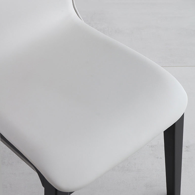 Scandinavian Indoor Side Chair Wood Upholstered Solid Back Single Dining Room Chair Clearhalo ' kitchen&dining_furn' 'Dining Chairs' 'Dining Tables & Seating' 'dining_chair' 'furn' 'furn_dining_chair' 'Furniture' 'furniture_dining_chair' 'Kitchen & Dining Furniture' 'kitchen' 4129570