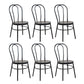 Contemporary Metal Dining Room Chairs Open Back Dining Armless Chair for Home Use Black 6 Piece Set Clearhalo ' kitchen&dining_furn' 'Dining Chairs' 'Dining Tables & Seating' 'dining_chair' 'furn' 'furn_dining_chair' 'Furniture' 'furniture_dining_chair' 'Kitchen & Dining Furniture' 'kitchen' 4129593