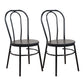 Contemporary Metal Dining Room Chairs Open Back Dining Armless Chair for Home Use Ink 2 Piece Set Clearhalo ' kitchen&dining_furn' 'Dining Chairs' 'Dining Tables & Seating' 'dining_chair' 'furn' 'furn_dining_chair' 'Furniture' 'furniture_dining_chair' 'Kitchen & Dining Furniture' 'kitchen' 4129601