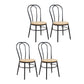 Contemporary Metal Dining Room Chairs Open Back Dining Armless Chair for Home Use Apricot 4 Piece Set Clearhalo ' kitchen&dining_furn' 'Dining Chairs' 'Dining Tables & Seating' 'dining_chair' 'furn' 'furn_dining_chair' 'Furniture' 'furniture_dining_chair' 'Kitchen & Dining Furniture' 'kitchen' 4129618
