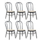 Contemporary Metal Dining Room Chairs Open Back Dining Armless Chair for Home Use White-Apricot 6 Piece Set Clearhalo ' kitchen&dining_furn' 'Dining Chairs' 'Dining Tables & Seating' 'dining_chair' 'furn' 'furn_dining_chair' 'Furniture' 'furniture_dining_chair' 'Kitchen & Dining Furniture' 'kitchen' 4129622