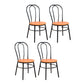 Contemporary Metal Dining Room Chairs Open Back Dining Armless Chair for Home Use Orange 4 Piece Set Clearhalo ' kitchen&dining_furn' 'Dining Chairs' 'Dining Tables & Seating' 'dining_chair' 'furn' 'furn_dining_chair' 'Furniture' 'furniture_dining_chair' 'Kitchen & Dining Furniture' 'kitchen' 4129624