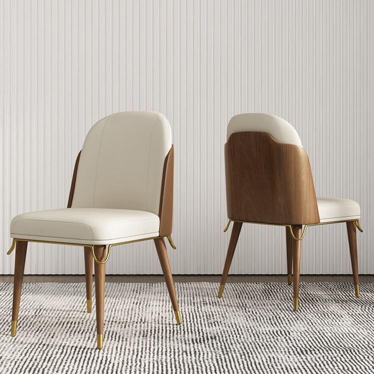 Nordic Style Wood Dining Room Chairs Armless Parsons Chair for Restaurant Use(Set of 2) Clearhalo ' kitchen&dining_furn' 'Dining Chairs' 'Dining Tables & Seating' 'dining_chair' 'furn' 'furn_dining_chair' 'Furniture' 'furniture_dining_chair' 'Kitchen & Dining Furniture' 'kitchen' 4129640