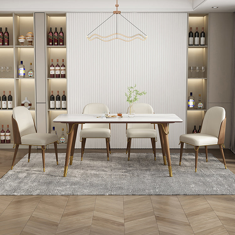 Nordic Style Wood Dining Room Chairs Armless Parsons Chair for Restaurant Use(Set of 2) Clearhalo ' kitchen&dining_furn' 'Dining Chairs' 'Dining Tables & Seating' 'dining_chair' 'furn' 'furn_dining_chair' 'Furniture' 'furniture_dining_chair' 'Kitchen & Dining Furniture' 'kitchen' 4129643