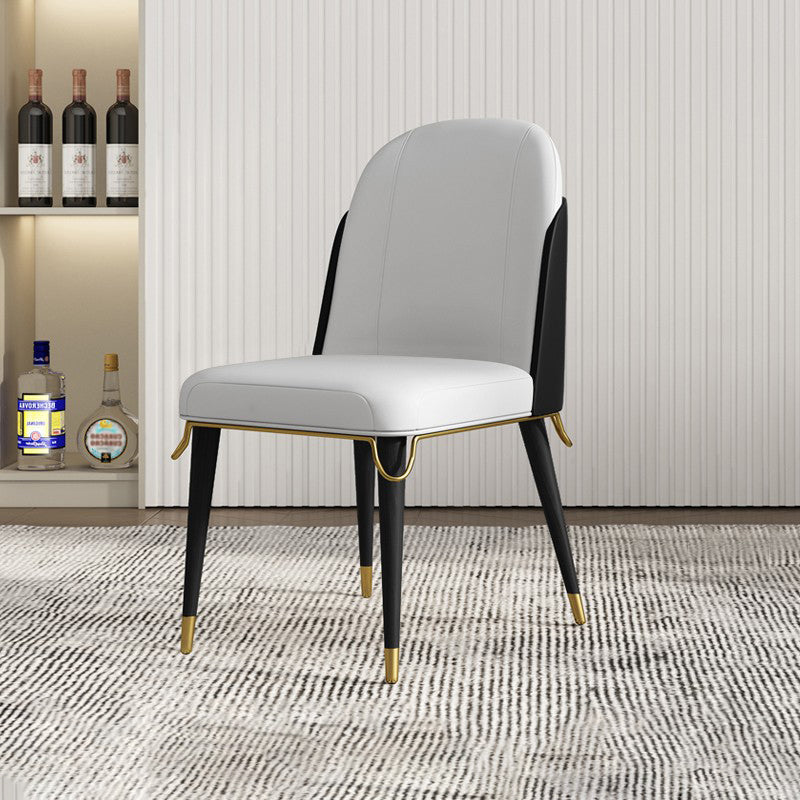 Nordic Style Wood Dining Room Chairs Armless Parsons Chair for Restaurant Use(Set of 2) Clearhalo ' kitchen&dining_furn' 'Dining Chairs' 'Dining Tables & Seating' 'dining_chair' 'furn' 'furn_dining_chair' 'Furniture' 'furniture_dining_chair' 'Kitchen & Dining Furniture' 'kitchen' 4129652