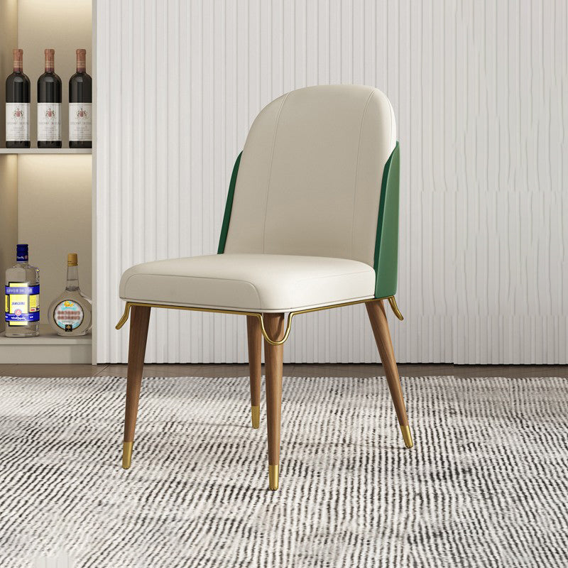 Nordic Style Wood Dining Room Chairs Armless Parsons Chair for Restaurant Use(Set of 2) Clearhalo ' kitchen&dining_furn' 'Dining Chairs' 'Dining Tables & Seating' 'dining_chair' 'furn' 'furn_dining_chair' 'Furniture' 'furniture_dining_chair' 'Kitchen & Dining Furniture' 'kitchen' 4129654
