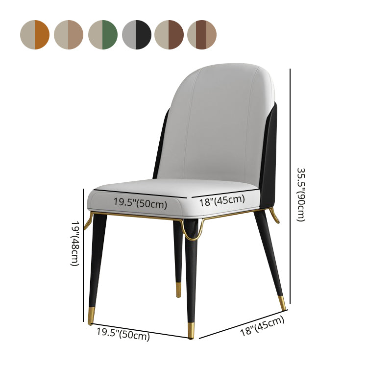 Nordic Style Wood Dining Room Chairs Armless Parsons Chair for Restaurant Use(Set of 2) Clearhalo ' kitchen&dining_furn' 'Dining Chairs' 'Dining Tables & Seating' 'dining_chair' 'furn' 'furn_dining_chair' 'Furniture' 'furniture_dining_chair' 'Kitchen & Dining Furniture' 'kitchen' 4129655