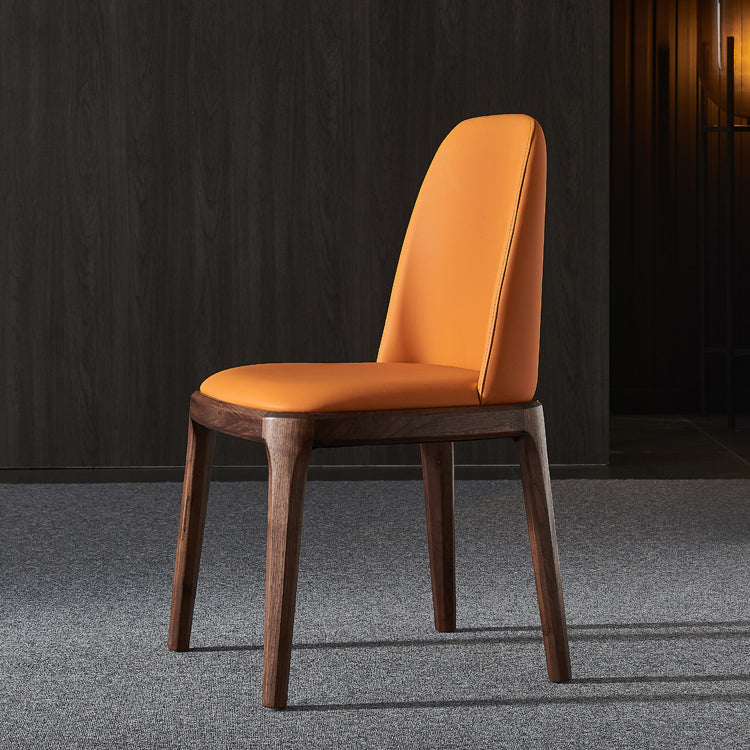 Home Upholstered Dining Side Chairs Armless Chairs with Wood Legs (Set of 2) Clearhalo ' kitchen&dining_furn' 'Dining Chairs' 'Dining Tables & Seating' 'dining_chair' 'furn' 'furn_dining_chair' 'Furniture' 'furniture_dining_chair' 'Kitchen & Dining Furniture' 'kitchen' 4129661