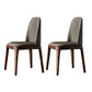Home Upholstered Dining Side Chairs Armless Chairs with Wood Legs (Set of 2) Grey Clearhalo ' kitchen&dining_furn' 'Dining Chairs' 'Dining Tables & Seating' 'dining_chair' 'furn' 'furn_dining_chair' 'Furniture' 'furniture_dining_chair' 'Kitchen & Dining Furniture' 'kitchen' 4129672