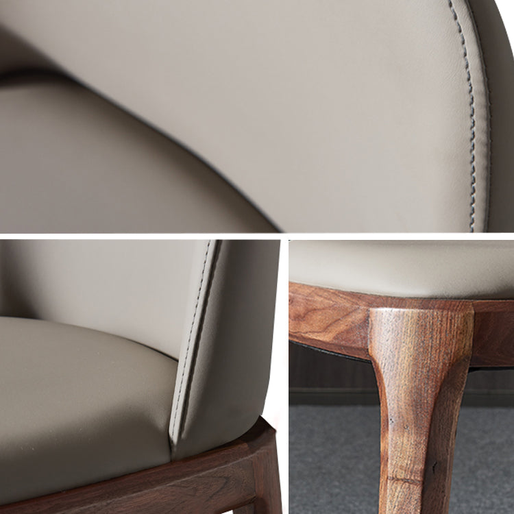 Home Upholstered Dining Side Chairs Armless Chairs with Wood Legs (Set of 2) Clearhalo ' kitchen&dining_furn' 'Dining Chairs' 'Dining Tables & Seating' 'dining_chair' 'furn' 'furn_dining_chair' 'Furniture' 'furniture_dining_chair' 'Kitchen & Dining Furniture' 'kitchen' 4129673