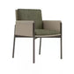 Contemporary Fabric Dining Room Chair Upholstered Arm Single Chair Gray-Green Clearhalo ' kitchen&dining_furn' 'Dining Chairs' 'Dining Tables & Seating' 'dining_chair' 'furn' 'furn_dining_chair' 'Furniture' 'furniture_dining_chair' 'Kitchen & Dining Furniture' 'kitchen' 4129692
