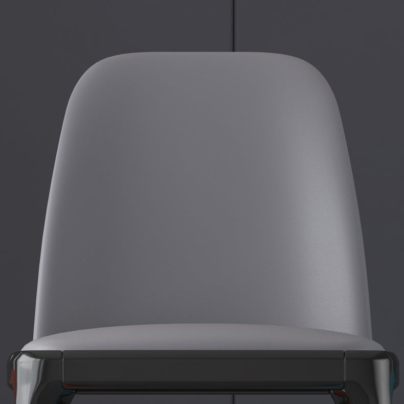 Industrial Rubberwood Parsons Side Chair Matte Finish Leather Dining Chair (Set of 2) Clearhalo ' kitchen&dining_furn' 'Dining Chairs' 'Dining Tables & Seating' 'dining_chair' 'furn' 'furn_dining_chair' 'Furniture' 'furniture_dining_chair' 'Kitchen & Dining Furniture' 'kitchen' 4129718