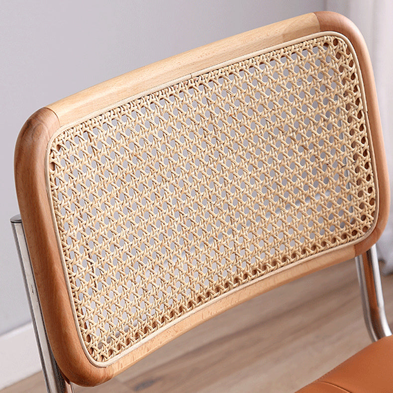 Contemporary Style Metal Chair Dining Room Kitchen Open Back Side Chairs Clearhalo ' kitchen&dining_furn' 'Dining Chairs' 'Dining Tables & Seating' 'dining_chair' 'furn' 'furn_dining_chair' 'Furniture' 'furniture_dining_chair' 'Kitchen & Dining Furniture' 'kitchen' 4129737