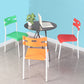 Minimalist Style Colorful Plastic Dining Armless Chair Open Back Dining Side Chair Clearhalo ' kitchen&dining_furn' 'Dining Chairs' 'Dining Tables & Seating' 'dining_chair' 'furn' 'furn_dining_chair' 'Furniture' 'furniture_dining_chair' 'Kitchen & Dining Furniture' 'kitchen' 4129751
