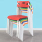 Minimalist Style Colorful Plastic Dining Armless Chair Open Back Dining Side Chair Clearhalo ' kitchen&dining_furn' 'Dining Chairs' 'Dining Tables & Seating' 'dining_chair' 'furn' 'furn_dining_chair' 'Furniture' 'furniture_dining_chair' 'Kitchen & Dining Furniture' 'kitchen' 4129753
