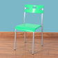 Minimalist Style Colorful Plastic Dining Armless Chair Open Back Dining Side Chair Green 1 Piece Gray Clearhalo ' kitchen&dining_furn' 'Dining Chairs' 'Dining Tables & Seating' 'dining_chair' 'furn' 'furn_dining_chair' 'Furniture' 'furniture_dining_chair' 'Kitchen & Dining Furniture' 'kitchen' 4129767