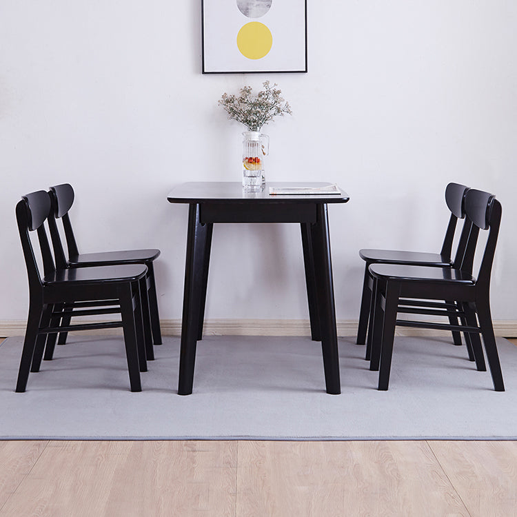 Scandinavian Rubberwood Open Back Side Chair Natural Upholstered Dining Chair (Set of 2) Clearhalo ' kitchen&dining_furn' 'Dining Chairs' 'Dining Tables & Seating' 'dining_chair' 'furn' 'furn_dining_chair' 'Furniture' 'furniture_dining_chair' 'Kitchen & Dining Furniture' 'kitchen' 4129794