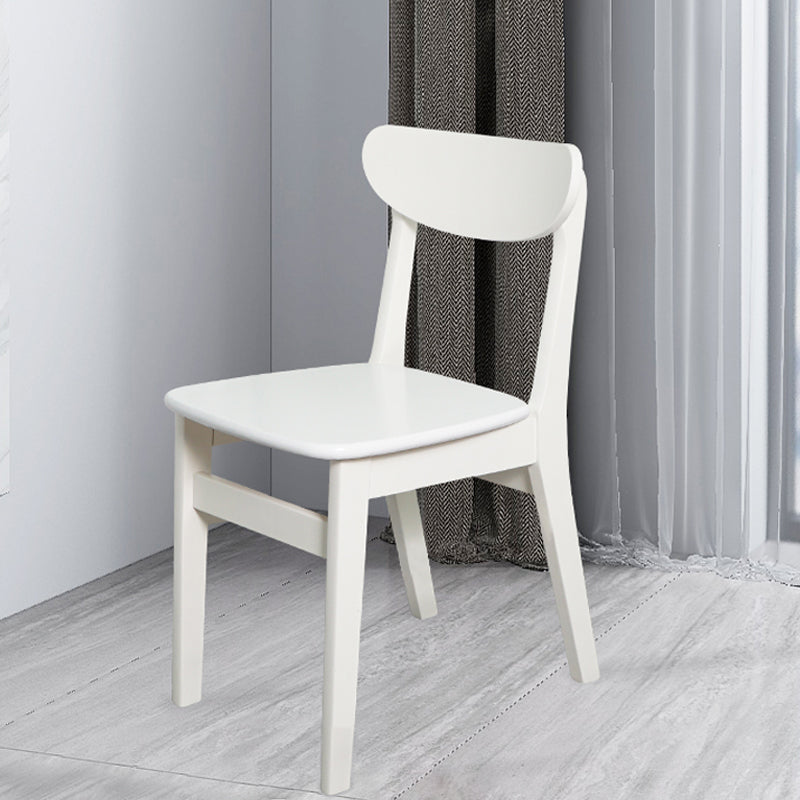 Scandinavian Rubberwood Open Back Side Chair Natural Upholstered Dining Chair (Set of 2) Clearhalo ' kitchen&dining_furn' 'Dining Chairs' 'Dining Tables & Seating' 'dining_chair' 'furn' 'furn_dining_chair' 'Furniture' 'furniture_dining_chair' 'Kitchen & Dining Furniture' 'kitchen' 4129799