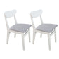 Scandinavian Rubberwood Open Back Side Chair Natural Upholstered Dining Chair (Set of 2) White-Gray Clearhalo ' kitchen&dining_furn' 'Dining Chairs' 'Dining Tables & Seating' 'dining_chair' 'furn' 'furn_dining_chair' 'Furniture' 'furniture_dining_chair' 'Kitchen & Dining Furniture' 'kitchen' 4129809