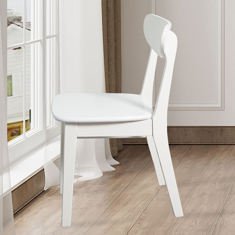 Scandinavian Rubberwood Open Back Side Chair Natural Upholstered Dining Chair (Set of 2) Clearhalo ' kitchen&dining_furn' 'Dining Chairs' 'Dining Tables & Seating' 'dining_chair' 'furn' 'furn_dining_chair' 'Furniture' 'furniture_dining_chair' 'Kitchen & Dining Furniture' 'kitchen' 4129811