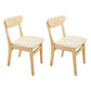 Scandinavian Rubberwood Open Back Side Chair Natural Upholstered Dining Chair (Set of 2) Natural Clearhalo ' kitchen&dining_furn' 'Dining Chairs' 'Dining Tables & Seating' 'dining_chair' 'furn' 'furn_dining_chair' 'Furniture' 'furniture_dining_chair' 'Kitchen & Dining Furniture' 'kitchen' 4129814